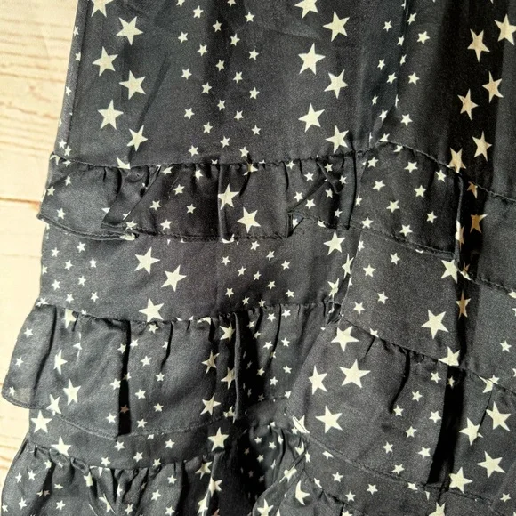 LoveShackFancy • Mini Dress • Higgins • Black Satin • Silk Blend • MSRP $595 - Picture 11 of 12